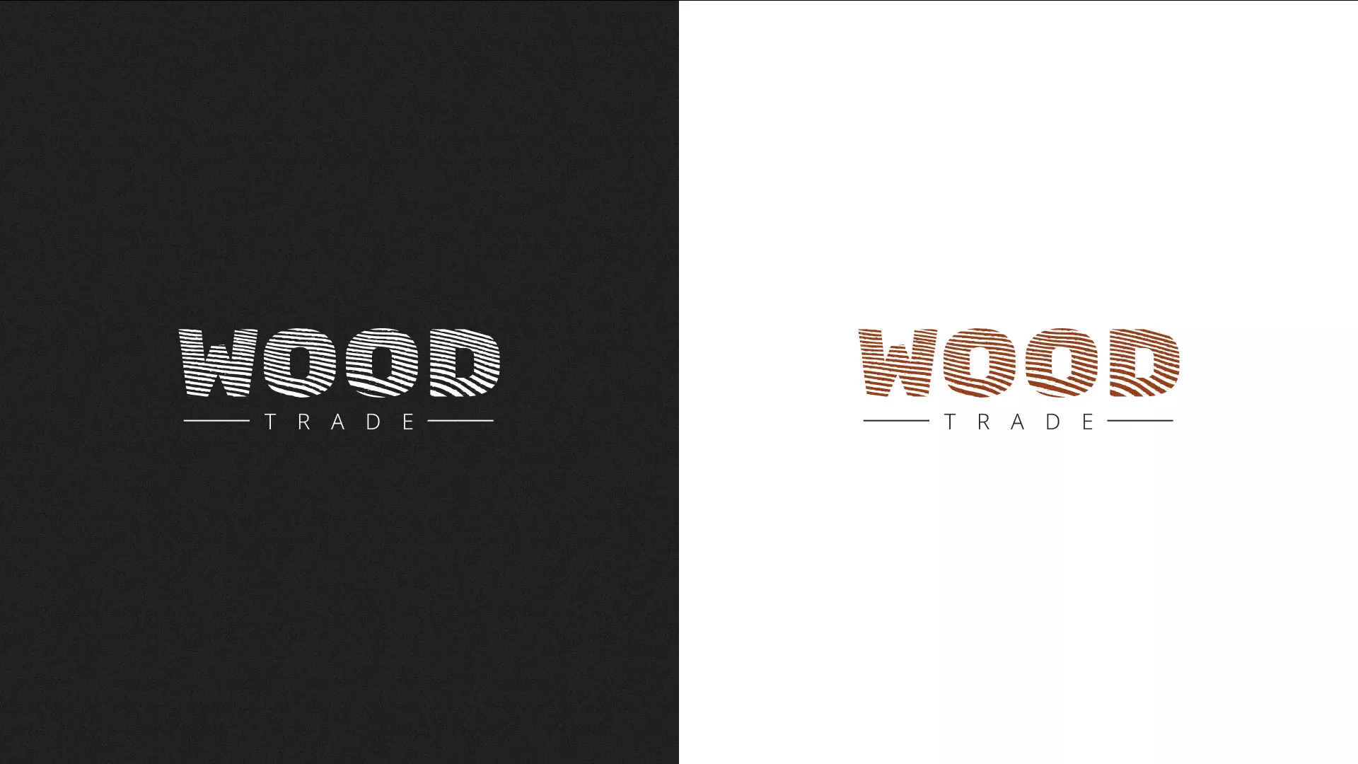 Разработка логотипа для компании «Wood Trade» в Конаково