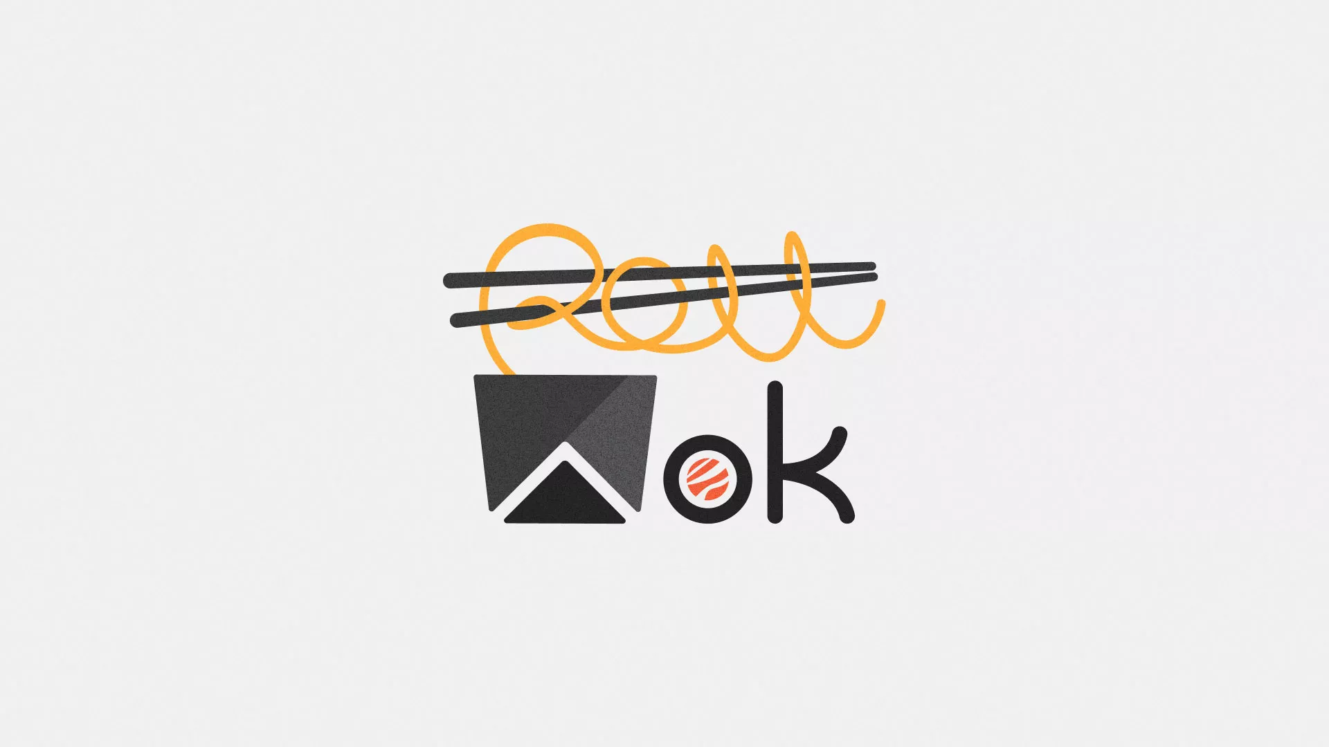 Разработка логотипа в Конаково для суши-бара «Roll Wok Club» Разработка логотипа в Конаково для суши-бара «Roll Wok Club»